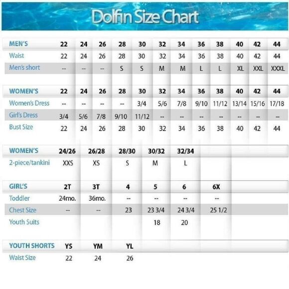 DOLFIN Reversible Womens Training Swimsuit Bathing Suit Gold Size 26/Adult 2 New - Picture 2 of 2